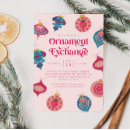 Search for ornament exchange invitations Retro