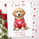 Search for golden retriever valentines day cards Funny