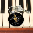 Search for music keychains elegant