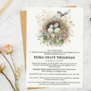 Search for bird bridal shower invitations Pink