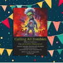 Search for zombie birthday invitations Kids