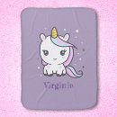 Search for purple unicorn blankets Nursery