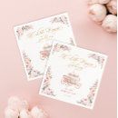 Search for blush floral napkins Girl baby shower