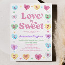 Search for candy bridal shower invitations Love is sweet