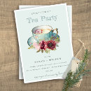 Search for burgundy and teal invitations Greenery