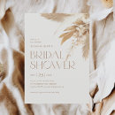 Search for pampas grass bridal shower invitations Elegant