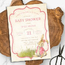Search for beatrix potter baby shower invitations girl