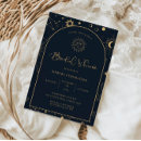 Search for moon and stars bridal shower invitations Under the stars