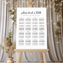 Search for 25 table wedding seating charts Black and white