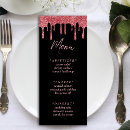 Search for bridal shower menus Rose gold