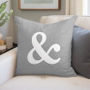 Search for ampersand pillows typography