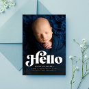Search for newborn invitations Blue