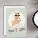Search for spa party invitations girls
