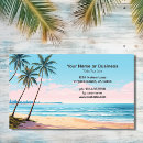 Search for tree business cards beach