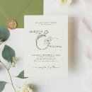 Search for ampersand wedding invitations Sage green