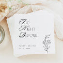 Search for boho wedding napkins The night before
