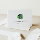 Search for beach place cards Palm leaf
