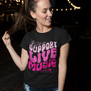 Search for support live music tshirts Musician