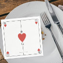 Search for playing cards napkins Modern