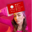 Search for red and gold business cards Boss