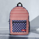 Search for flag backpacks red white and blue