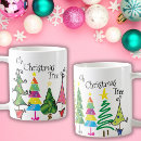 Search for pink christmas tree mugs Green