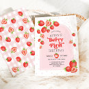 Search for fruit 1st birthday invitations Berry first