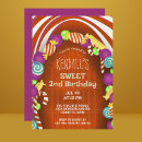 Search for two sweet birthday invitations Colorful