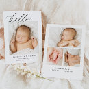 Search for hello birth announcement cards Newborn