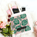 Search for monstera tote bags Pink and green