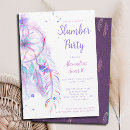 Search for dream catcher invitations Slumber party