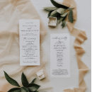 Search for order of events wedding programs Calligraphy