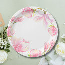 Search for magnolia paper plates Bridal shower