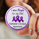 Search for alzheimers buttons Purple