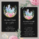 Search for crescent moon business cards Mystic