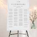 Search for alphabetical wedding seating charts Minimalist