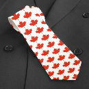 Search for canadian ties Red and white