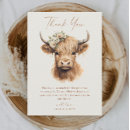 Search for highland cow thank you cards Farm