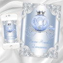 Search for cinderella blue invitations once upon a time