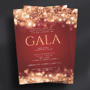 Search for charity gala invitations Gold
