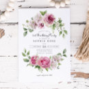 Search for hydrangea birthday invitations Floral