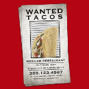 Search for tacos business cards Spanish cuisine