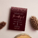 Search for rose gold and burgundy invitations Modern