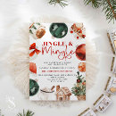 Search for work holiday invitations jingle and mingle