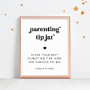 Search for baby shower advice signs Black and white