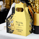 Search for bling favor boxes Black and gold