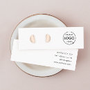 Search for jewelry logo business cards display earrings