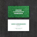 Search for landscape business cards green