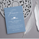 Search for forever in our hearts invitations Elegant