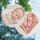Search for baby feet ornaments First christmas